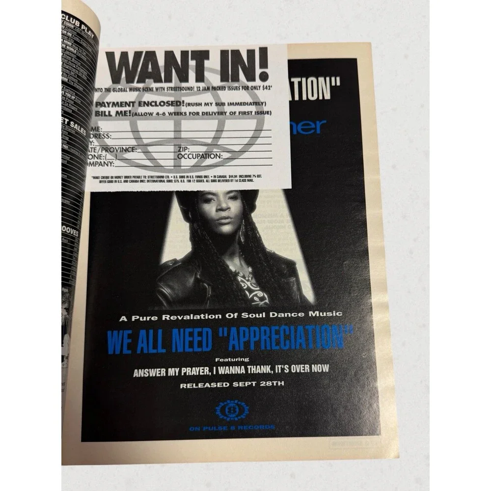STREETSOUND Magazine Issue 61 Oct/Nov 1992 Altern-8 Cover Techno Rave Vintage DJ